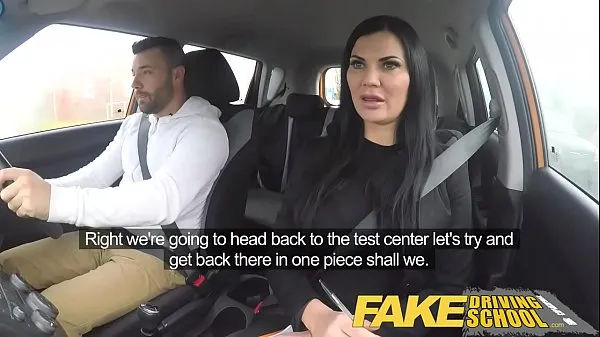 Fake Driving School Jasmine Jae fully naked sex in a car with her student Klip Video terbaik