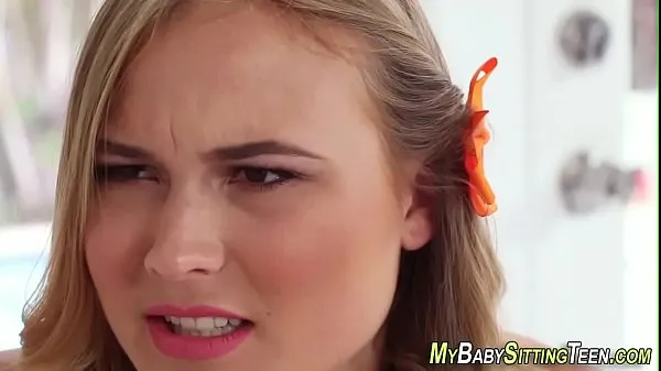 Beste Teen babysitter cum facedClips-Videos