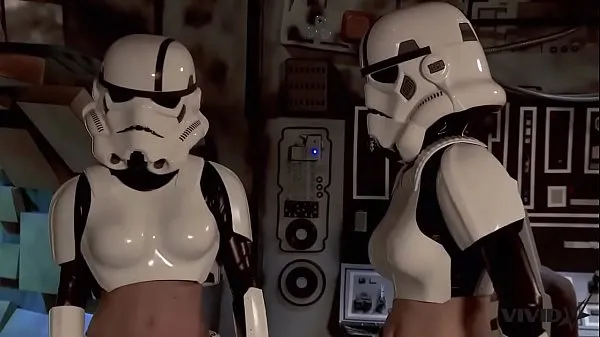 Los mejores Vivid Parody - 2 Storm Troopers disfrutan de una polla wookie vídeos cortos