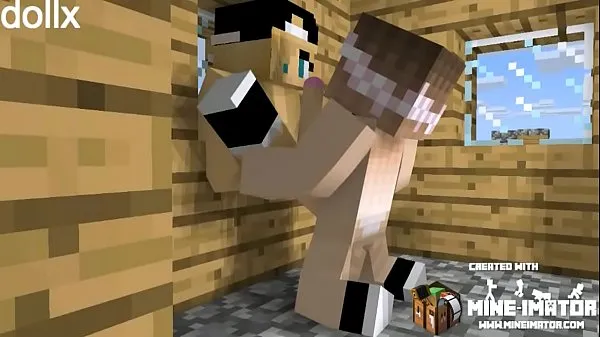 I migliori video di clip Futa Minecraft porno Futa x Futa di Dollx