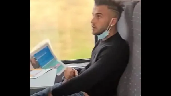 Best handjob on the train clips Videos
