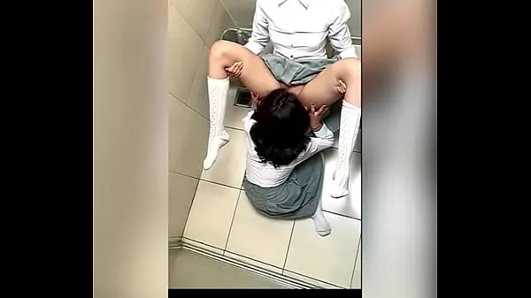 Best Two Lesbian Students Fucking in the School Bathroom! Pussy Licking Between School Friends! Real Amateur Sex! Cute Hot Latinas clips Videos
