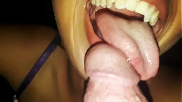 Bedste I leave my dog Susy's mouth full of cum after a great blowjob klip videoer