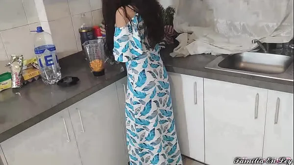 Best My Beautiful Stepdaughter in Blue Dress Cooking Is My Sex Slave When Her Is Not At Home clips Videos