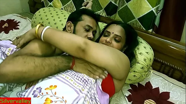 Best Indian hot xxx Innocent Bhabhi 2nd time sex with husband friend!! Please don't cum inside clips Videos