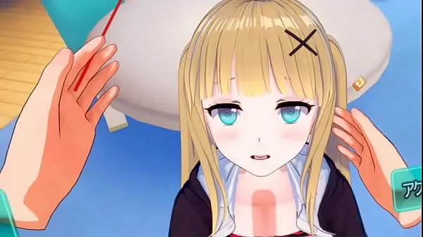 Best Eroge Koikatsu! VR version] Cute and gentle blonde big breasts gal JK Eleanor (Orichara) is rubbed with her boobs 3DCG anime video clips Videos