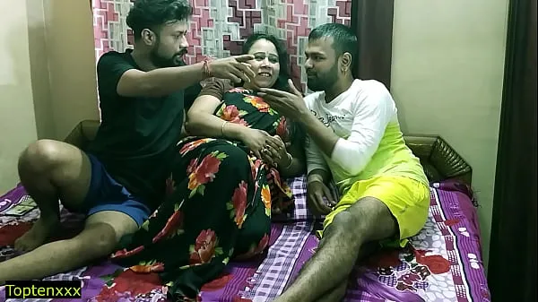 Best Indian hot randi bhabhi fucking with two devor !! Amazing hot threesome sex clips Videos