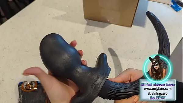 สุดยอด New Buttplug Order Unboxing Huge Sex Toys Miss Raven Training Zero Femdom FLR Bondage BDSM Butt Plug Silicone Puppy Play คลิปวิดีโอ