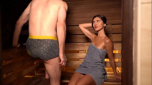 بہترین It was already hot in the bathhouse, but then a stranger came in کلپس ویڈیوز