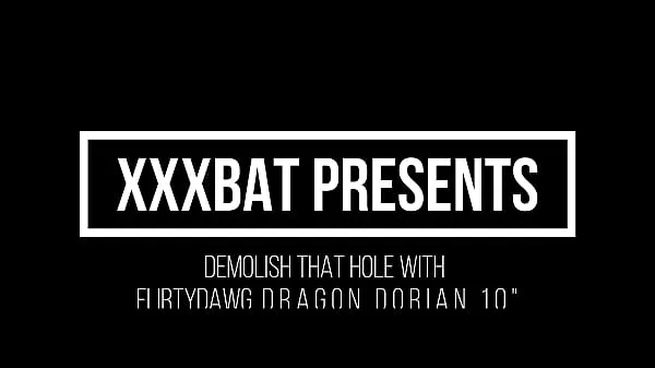 Best Xxxbat destroys the hole with Flirtydawg Dragon Dorian 10inch clips Videos