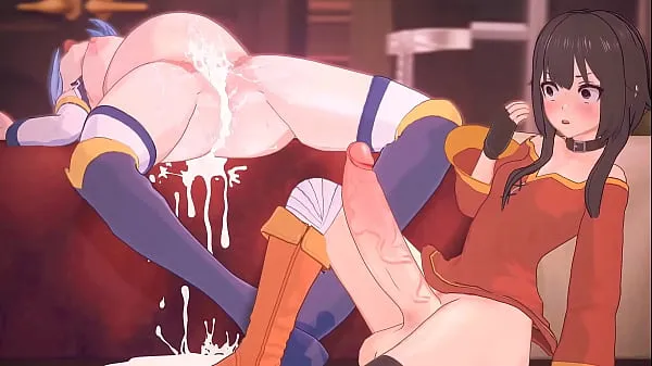 สุดยอด Aqua Gets Pounded (KonoSuba Futa Animation คลิปวิดีโอ